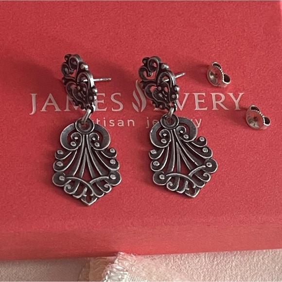 James Avery Retired Vintage Celeste dangle Ear posts - Picture 11 of 11